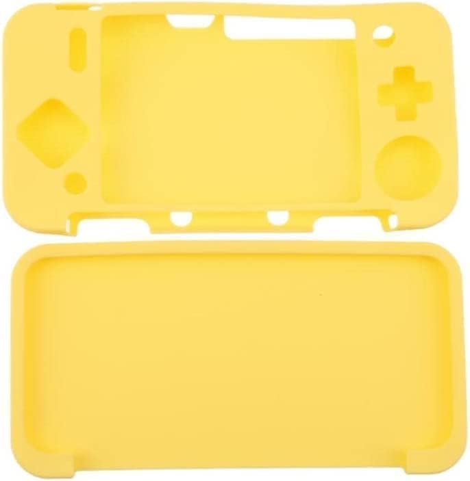 Silicone Soft Rubber Protector Case for New 2DS XL LL Game Console (Yellow) P925531