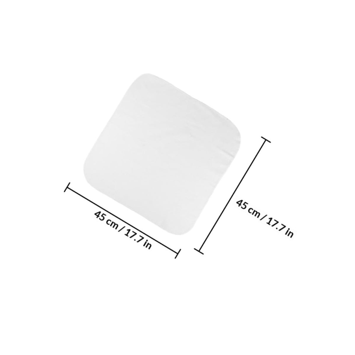 Cotton Gauze Filter Cloth 45x45cm 5pcs Q318417