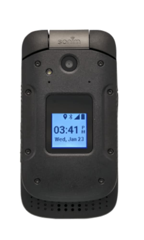 4G LTE Ultra Rugged Flip Phone Black Z520972