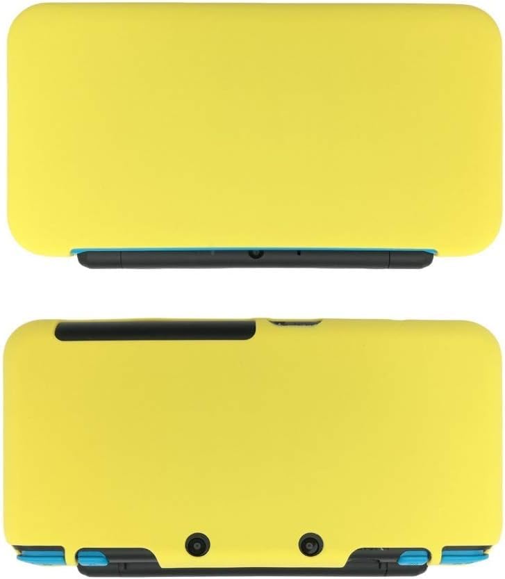 Silicone Soft Rubber Protector Case for New 2DS XL LL Game Console (Yellow) P925531