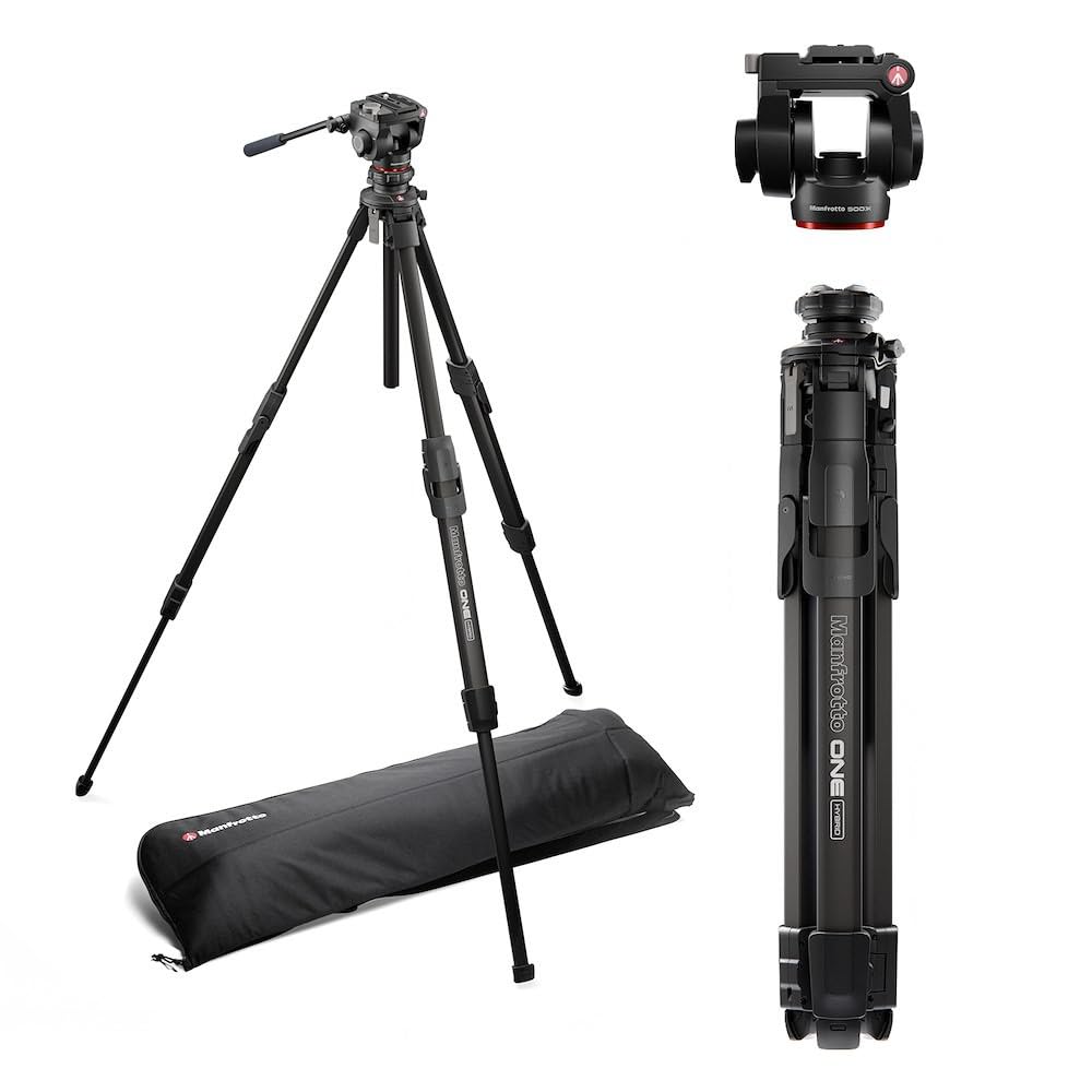 Fluid Video Head with Aluminum Tripod E622959