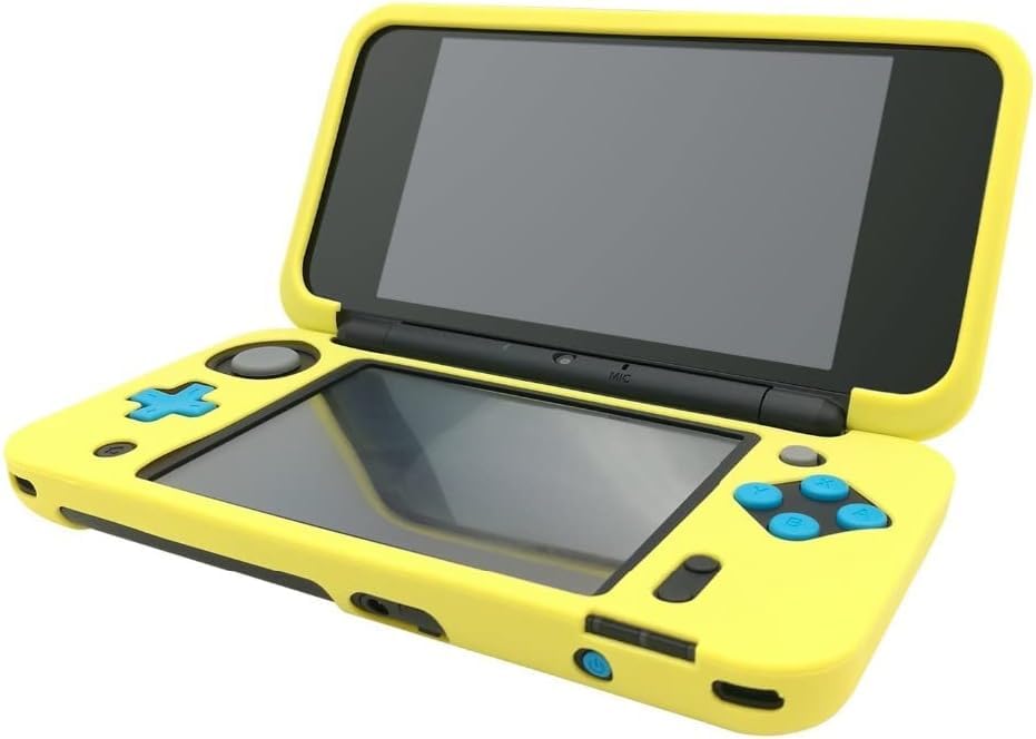 Silicone Soft Rubber Protector Case for New 2DS XL LL Game Console (Yellow) P925531