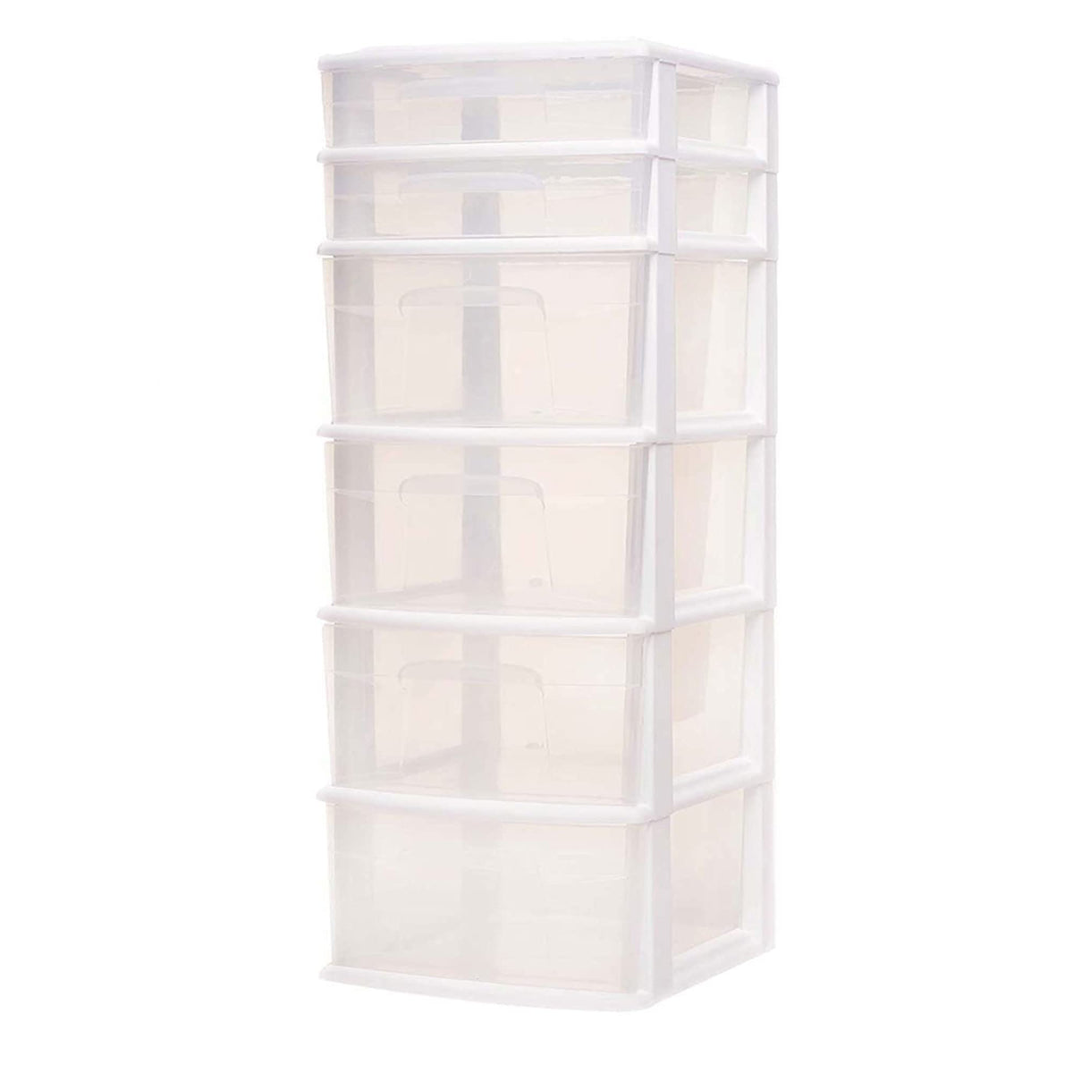 6 Drawer Plastic Storage Cart 2 Pack S410801