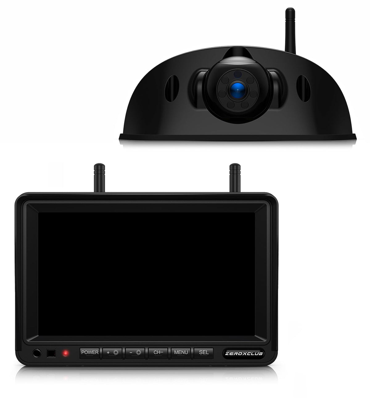1080P 7" Wireless RV Backup Camera System with DVR Monitor V409