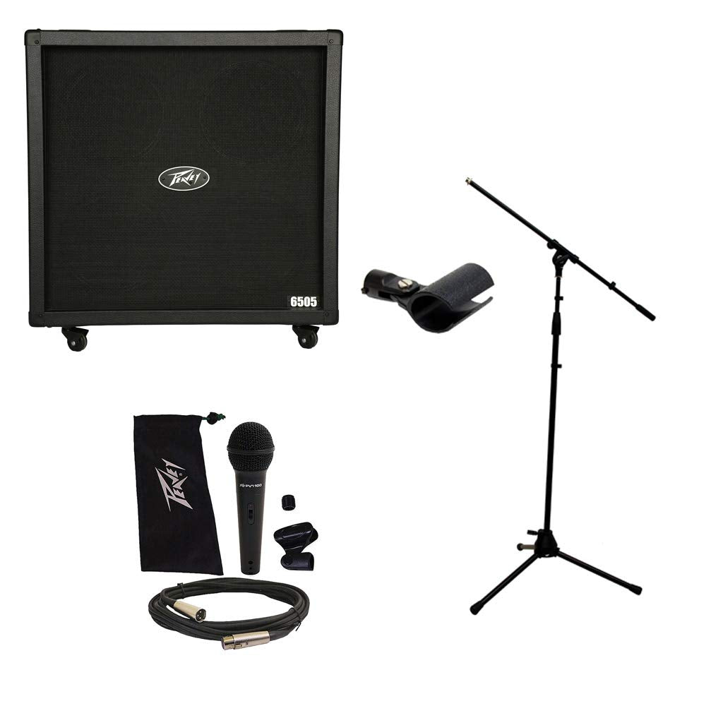 4x12 Guitar Speaker Cabinet with Mic and Stand A28760