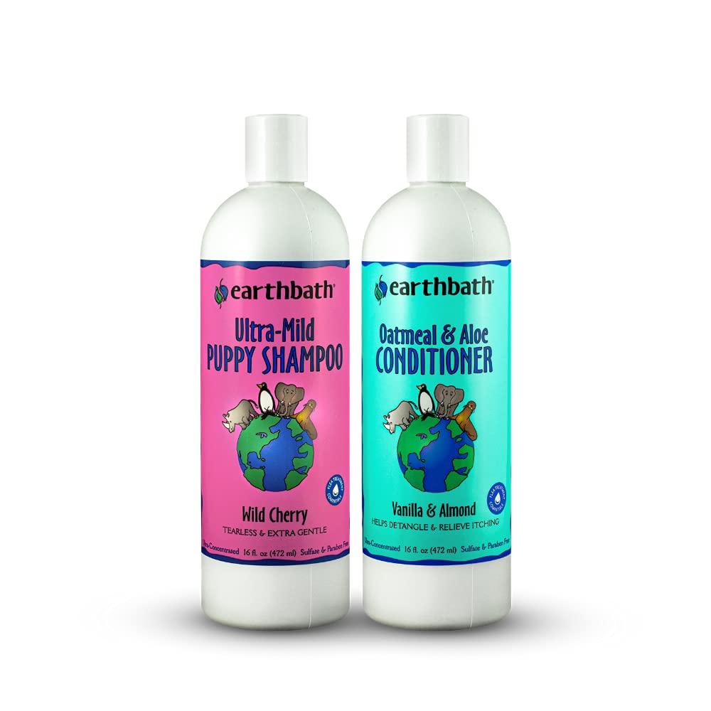 Ultra-Mild Puppy Shampoo and Oatmeal & Aloe, 16 Oz N43351