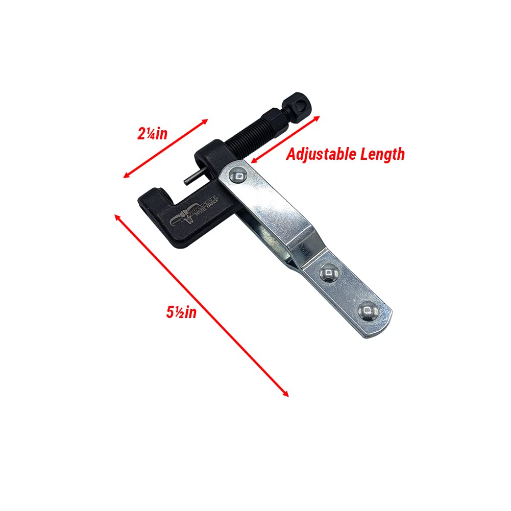 Compact Chain Breaker Motorcycle Tool with Folding Handle K186433