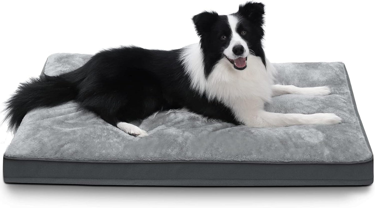 Large Plush Dog Bed with Washable Cover A6805