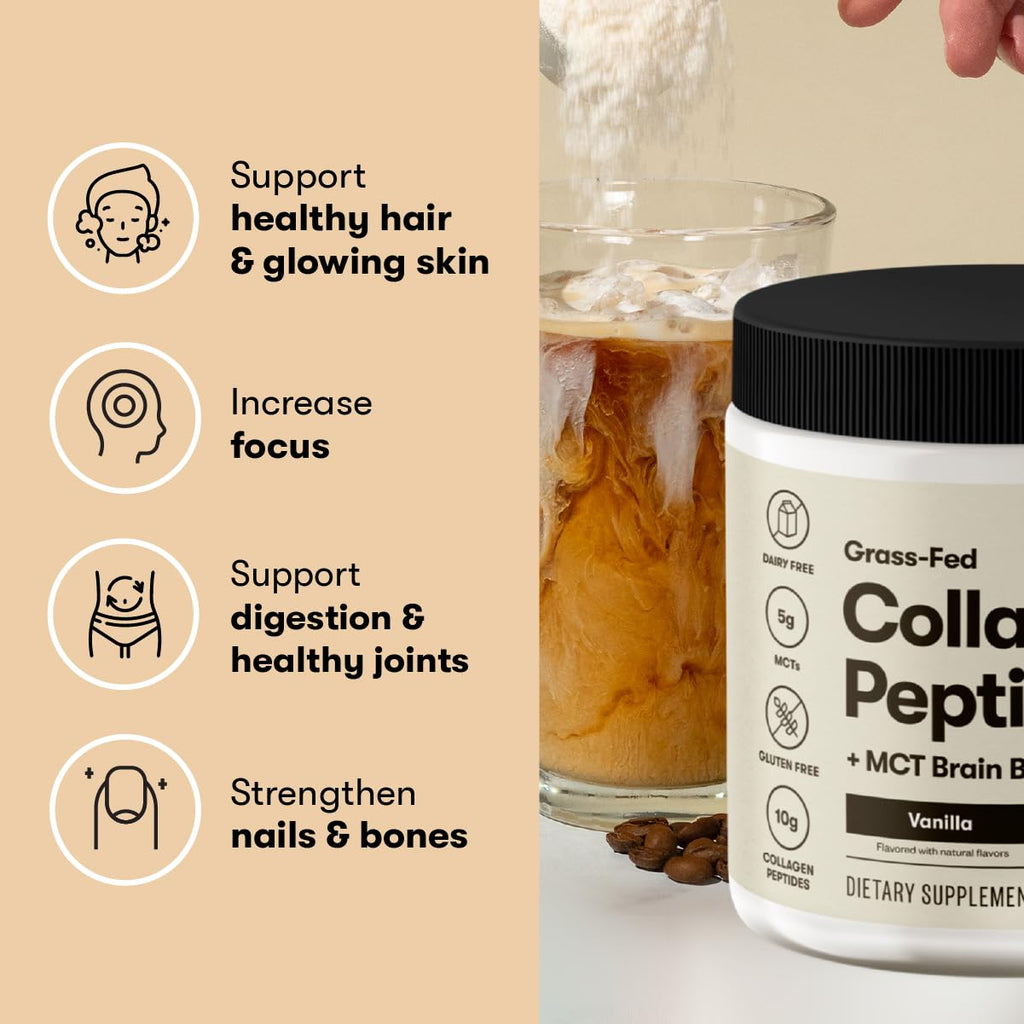 Unflavored Collagen Peptides Protein Powder X7519