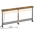 70.9" Console Table with Adjustable Height and Power Outlet V7519