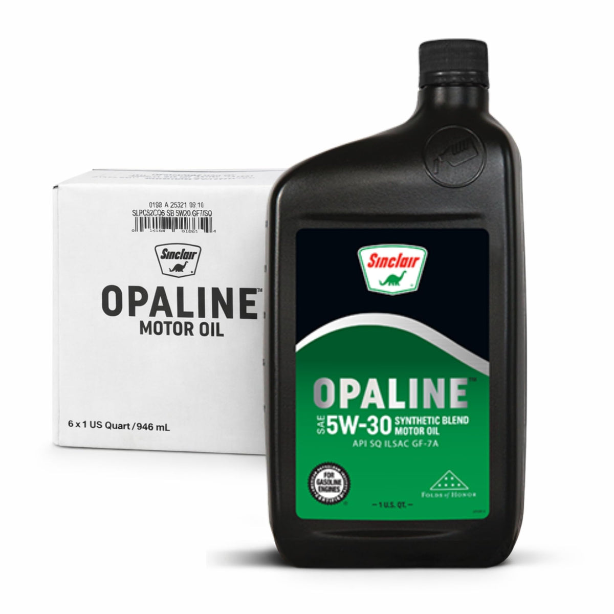 5W-30 Synthetic Blend Motor Oil 6-Pack X696