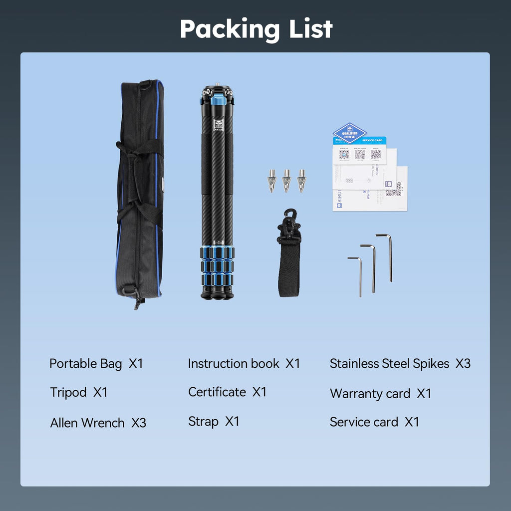 Carbon Fiber Camera Tripod O2808