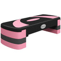 Adjustable Aerobic Stepper 4"-6"-8" Pink H1375