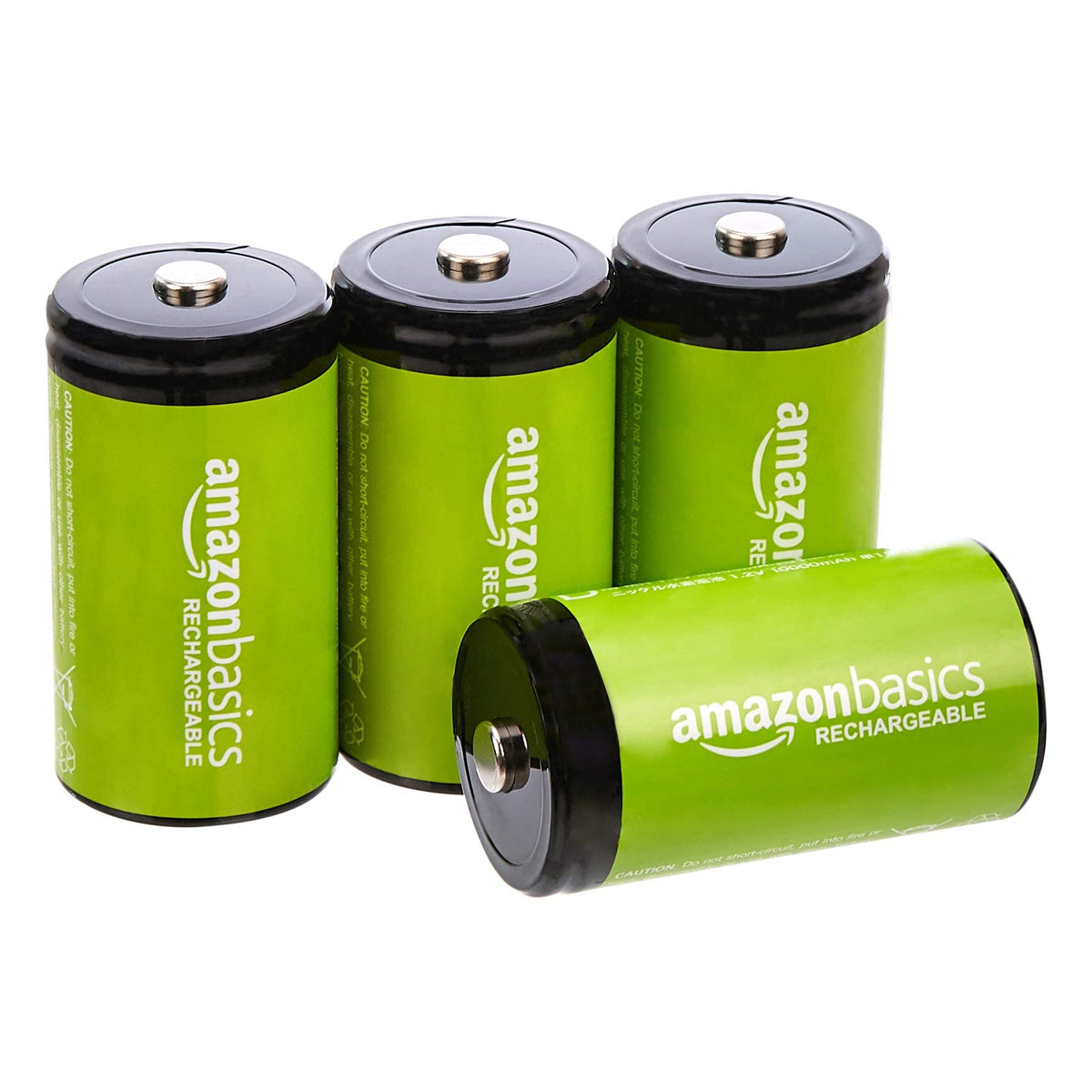 4-Pack Rechargeable D NiMH Batteries I513