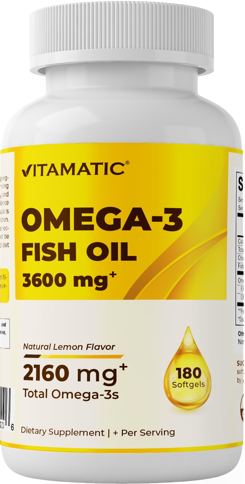 Omega 3 Fish Oil 3600mg Softgels O19504