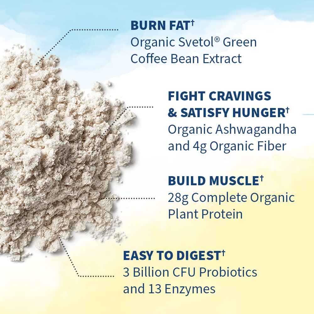 Organic Vegan Protein Powder Vanilla 10 Servings H173