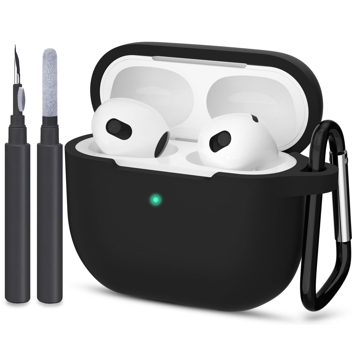 Black AirPods 3 Case Cover T4338