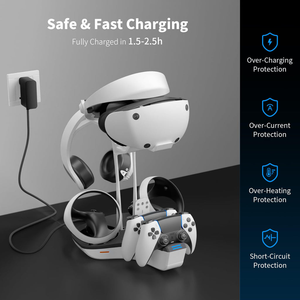 Dual Charging Station for PS5 and VR2 Controllers J210173