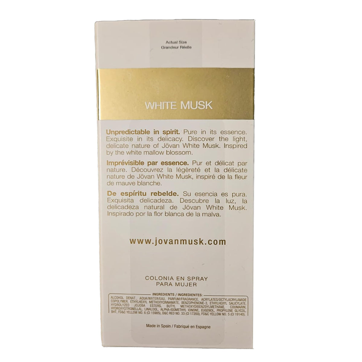 White Musk Cologne 3.25 oz T61764