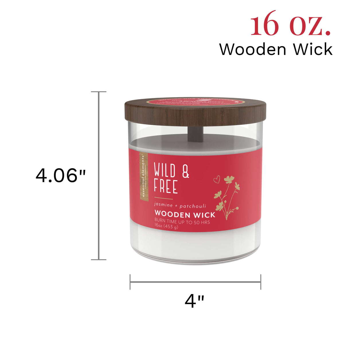 16 oz Wood Wick Scented Candle X337