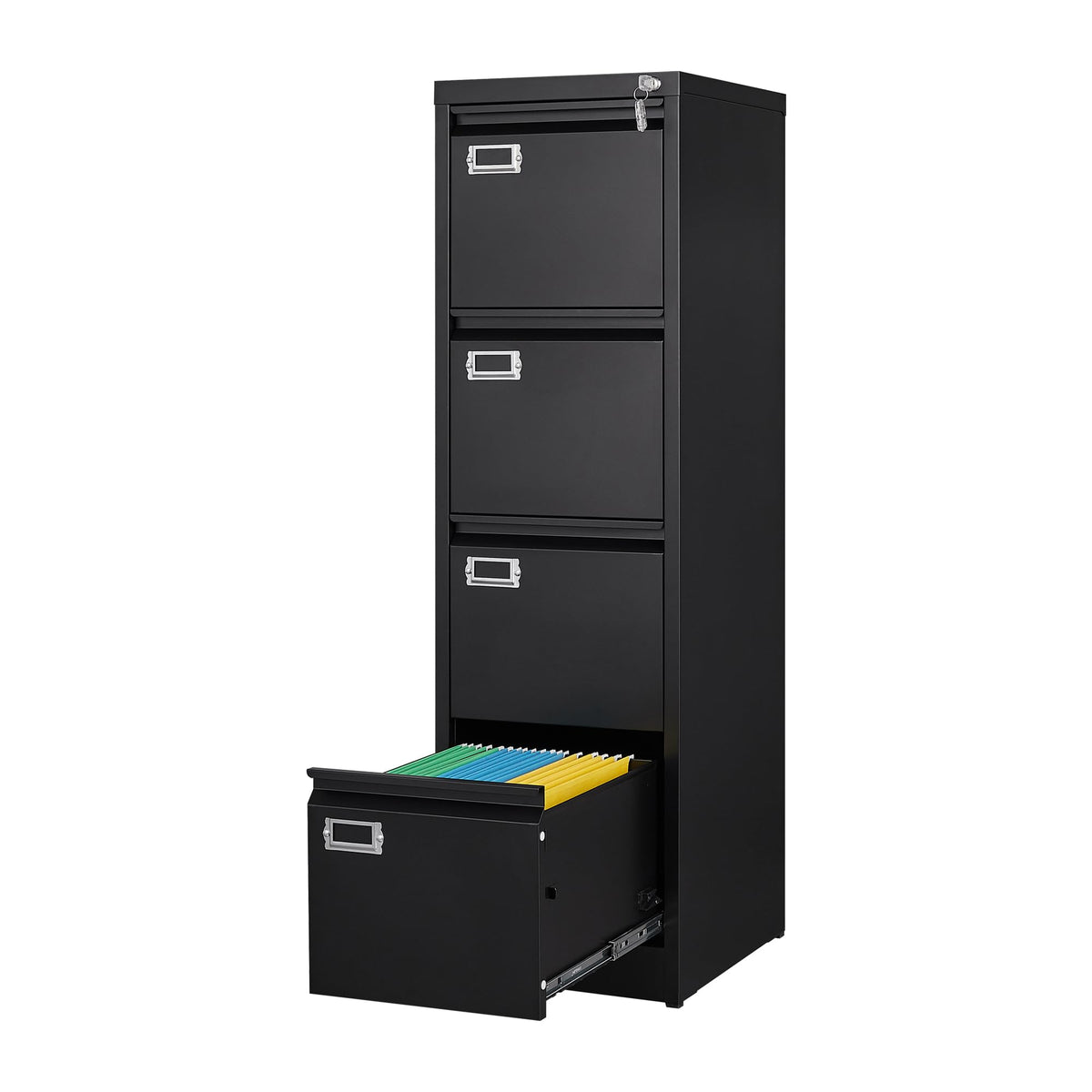 4 Drawer Metal File Cabinet with Lock M63456