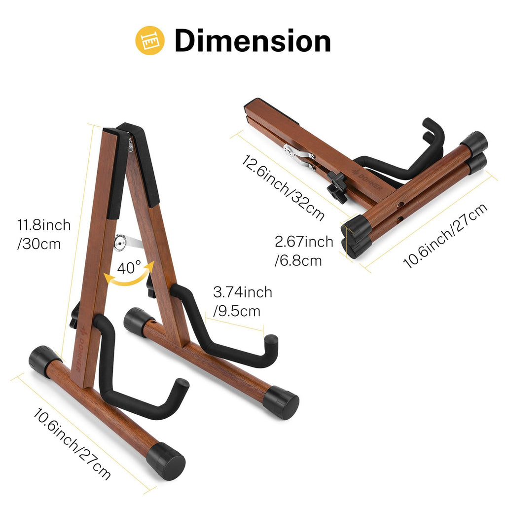 Wood Ukulele Stand Folding Floor Stand L723