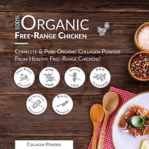 Organic Free Range Chicken Bone Broth Powder 1LB L7841