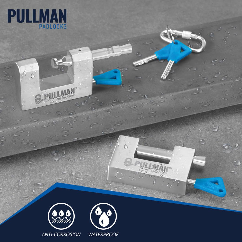 Heavy Duty Keyed Alike Padlocks with 4 Keys 2 Pack 70mm I9854