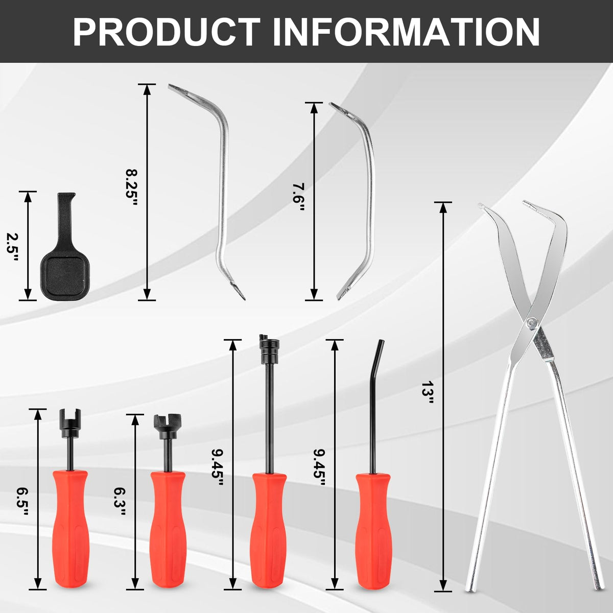 8 PC Drum Brake Tool Kit Q284