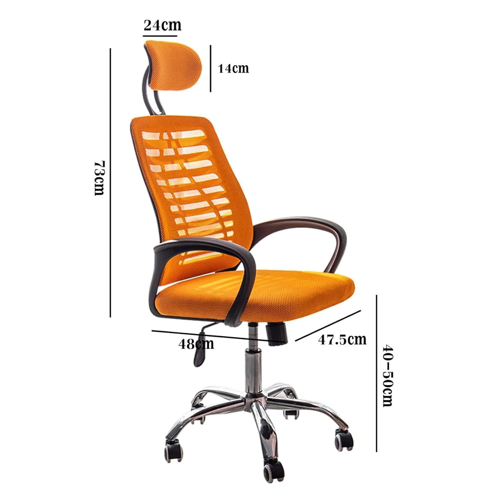 Ergonomic High Back Office Chair with Lumbar Support Orange G608