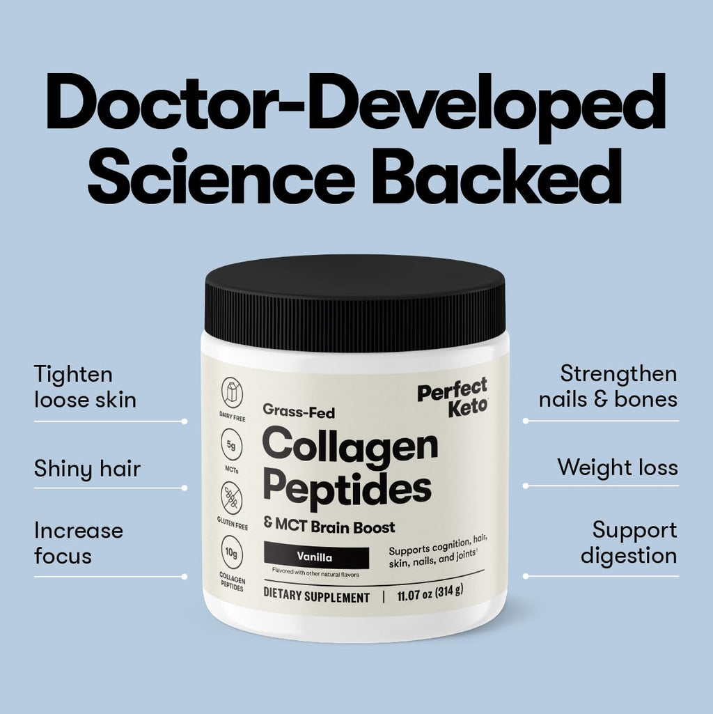 Unflavored Collagen Peptides Protein Powder X7519