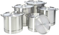 10 Pcs Aluminum Stock Pot Set With Steamer D24558
