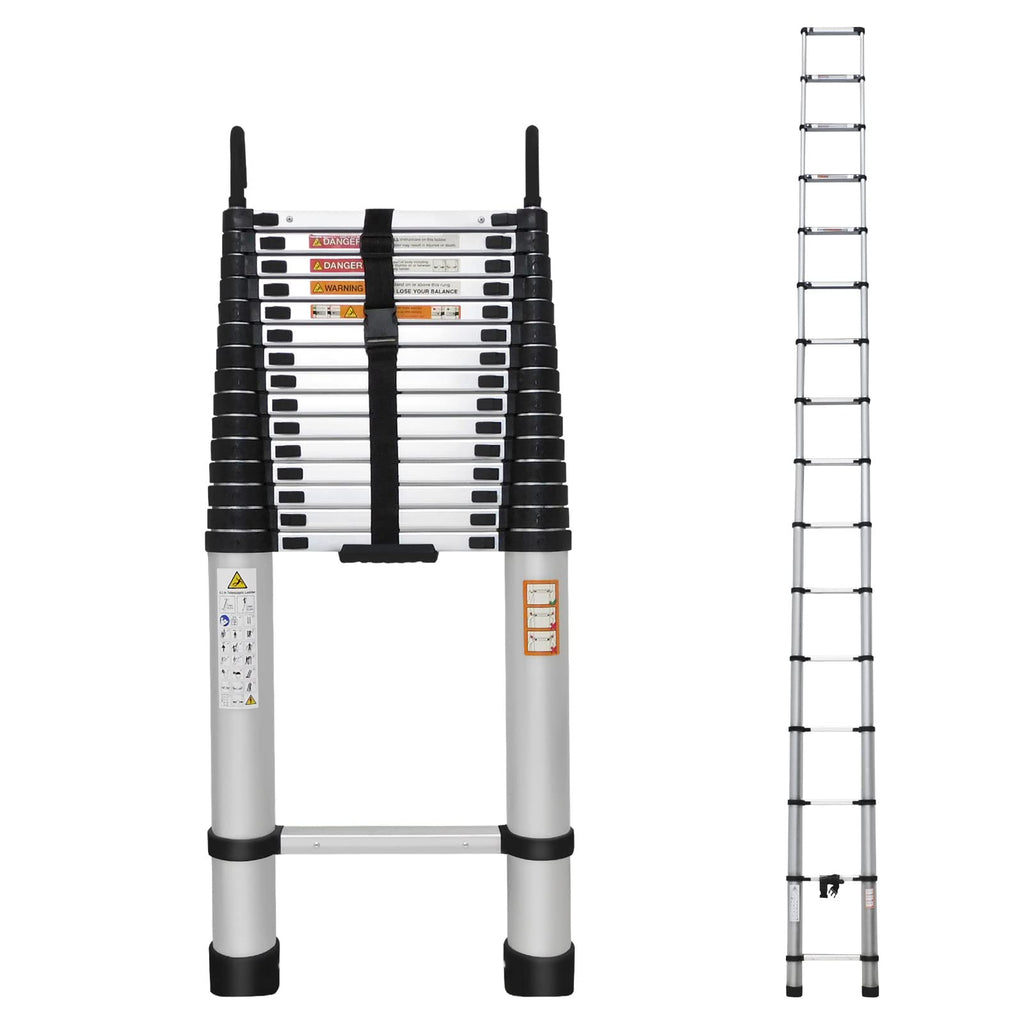 20.3ft Aluminum Telescoping Ladder 330lbs H82175