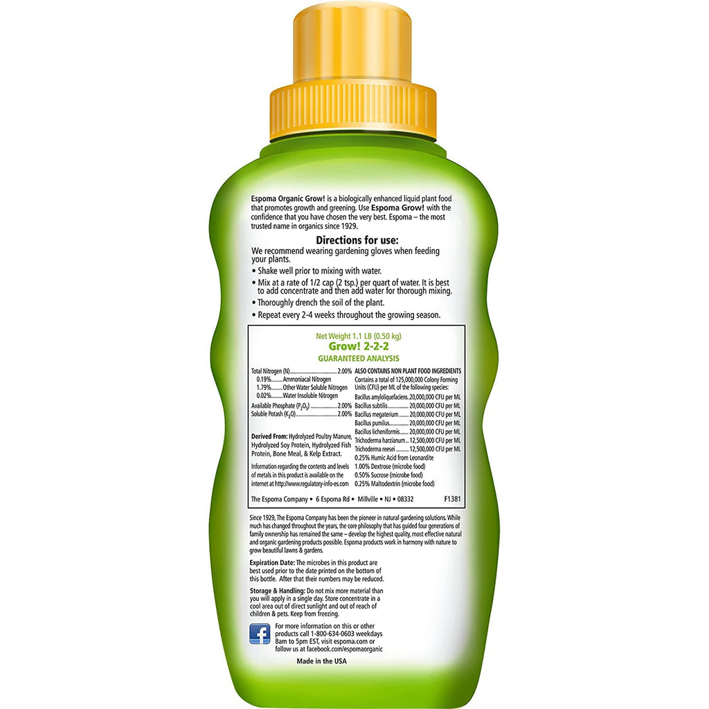 Organic Liquid Concentrate Plant Food 16oz T18544