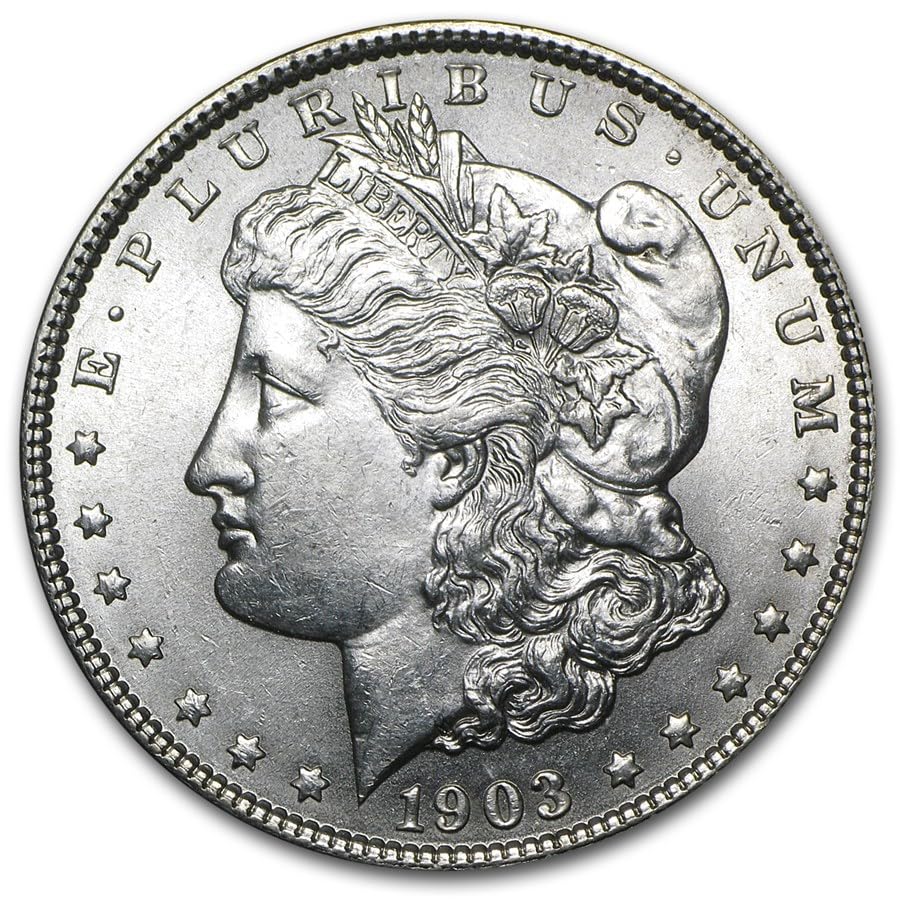 1903 Morgan Silver Dollar Brilliant Uncirculated W755064