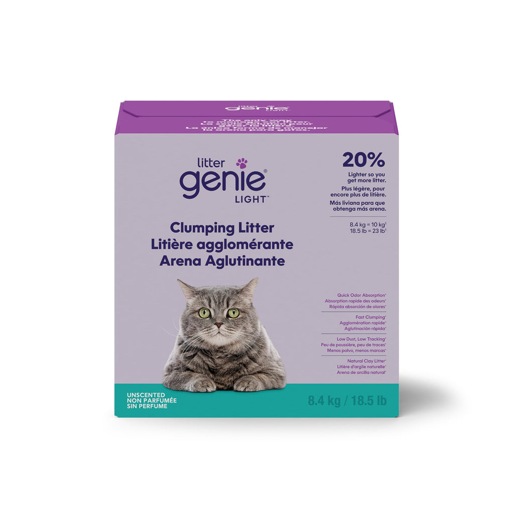 Light Clumping Cat Litter 18.5 lb Unscented Low Dust C931