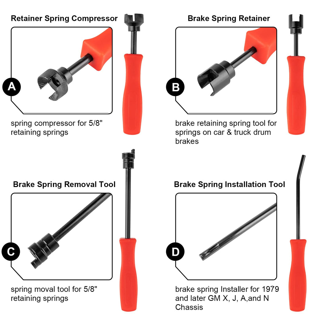 8 PC Drum Brake Tool Kit Q284