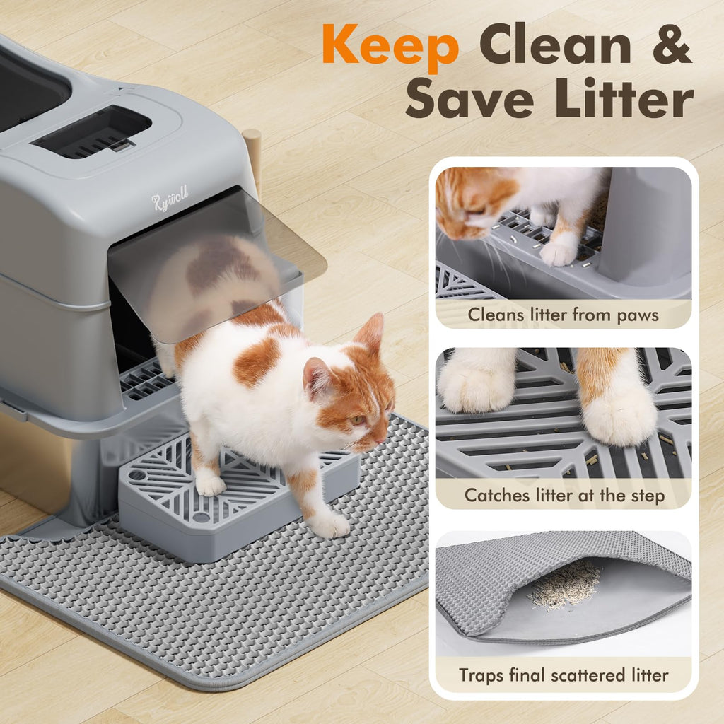 Stainless Steel Cat Litter Box 40L O36443