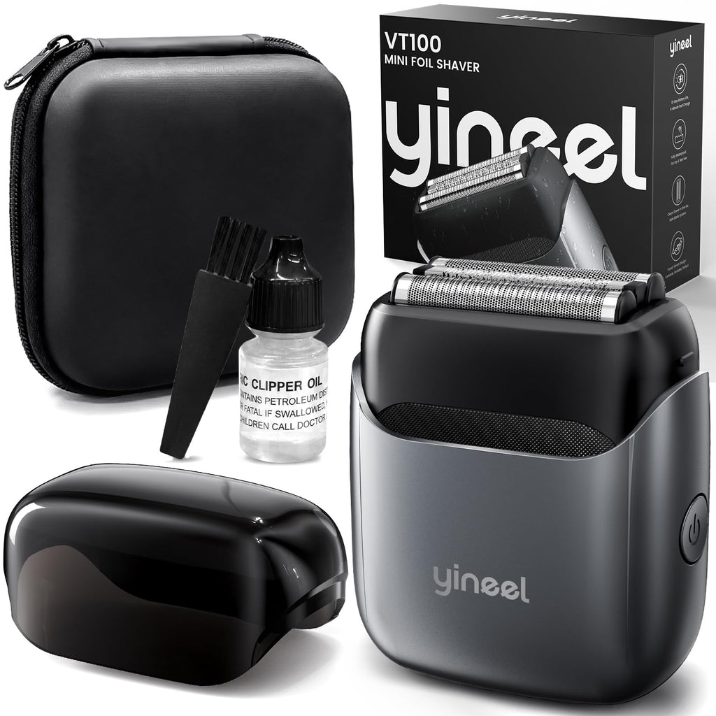 Portable Mini Electric Foil Shaver with Case H46492
