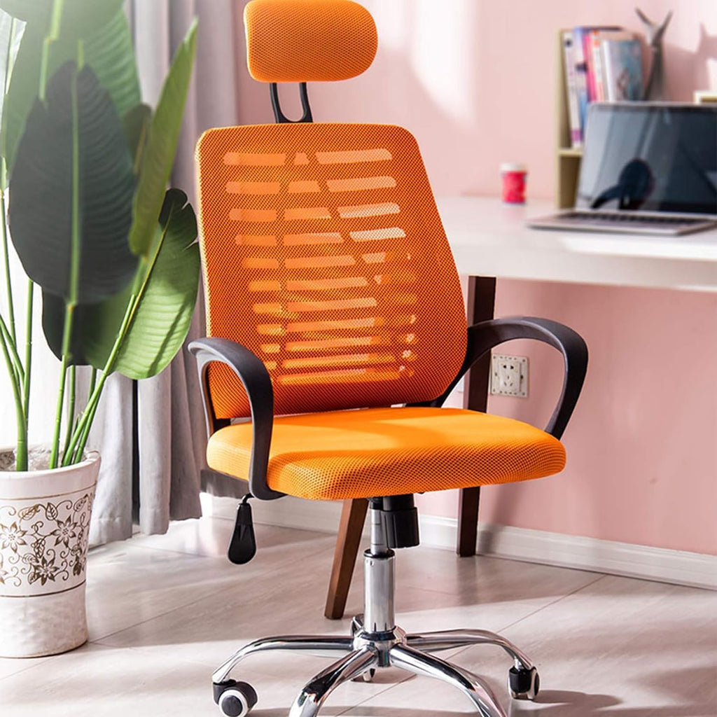 Ergonomic High Back Office Chair with Lumbar Support Orange G608