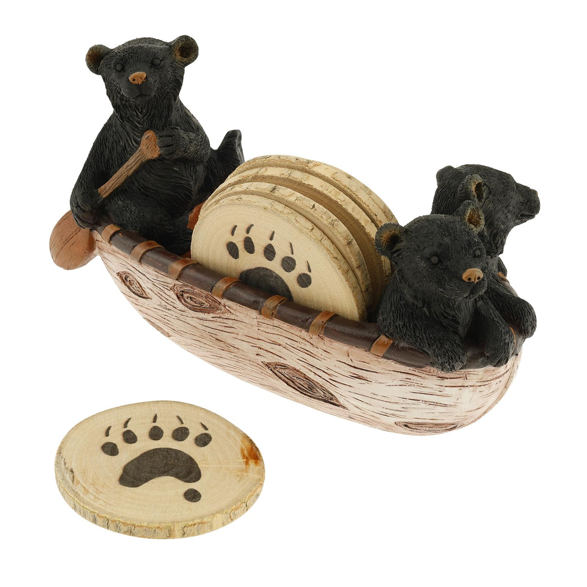 Black Bear Coasters Set of 5 M258259