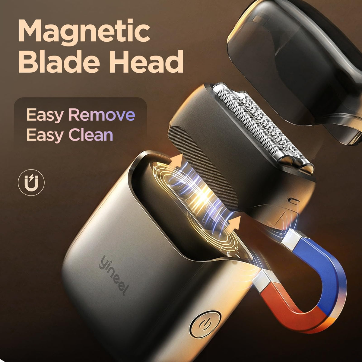Portable Mini Electric Foil Shaver with Case H46492