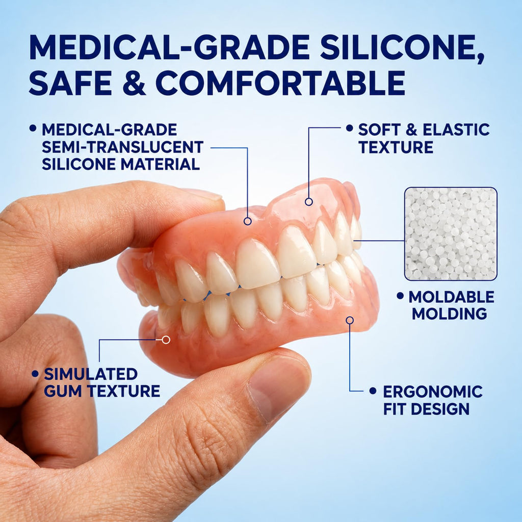 Silicone Dentures Set for Upper and Lower P269040