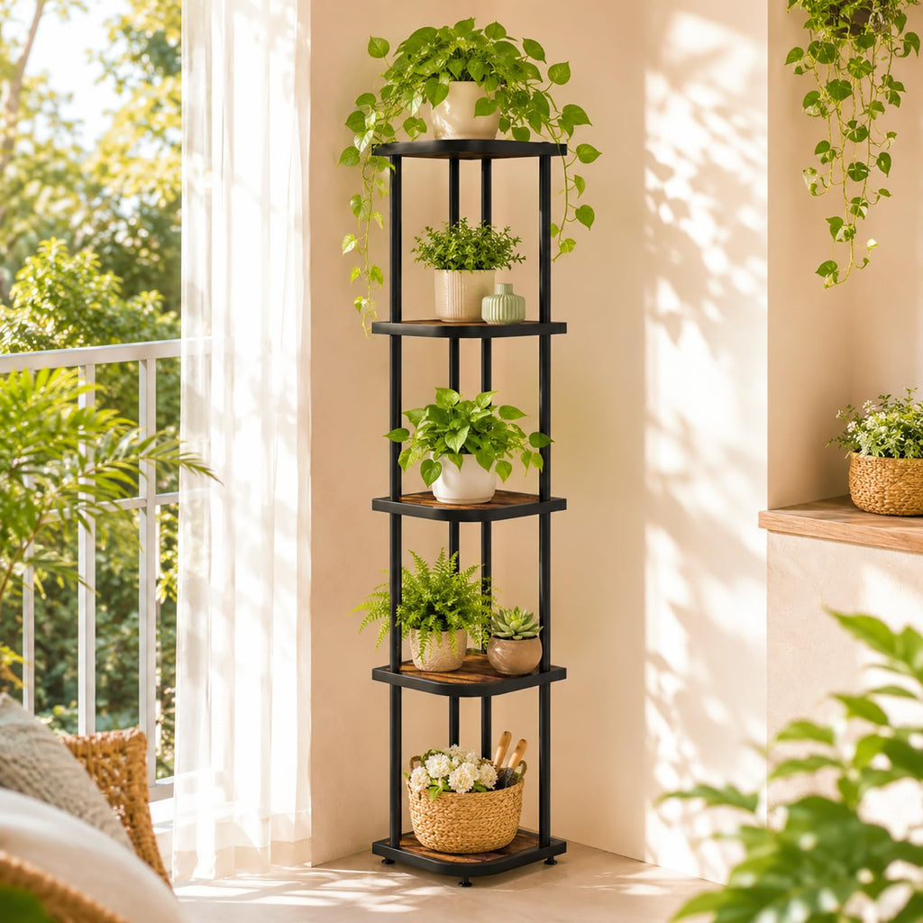 5 Tier Corner Shelf A6083