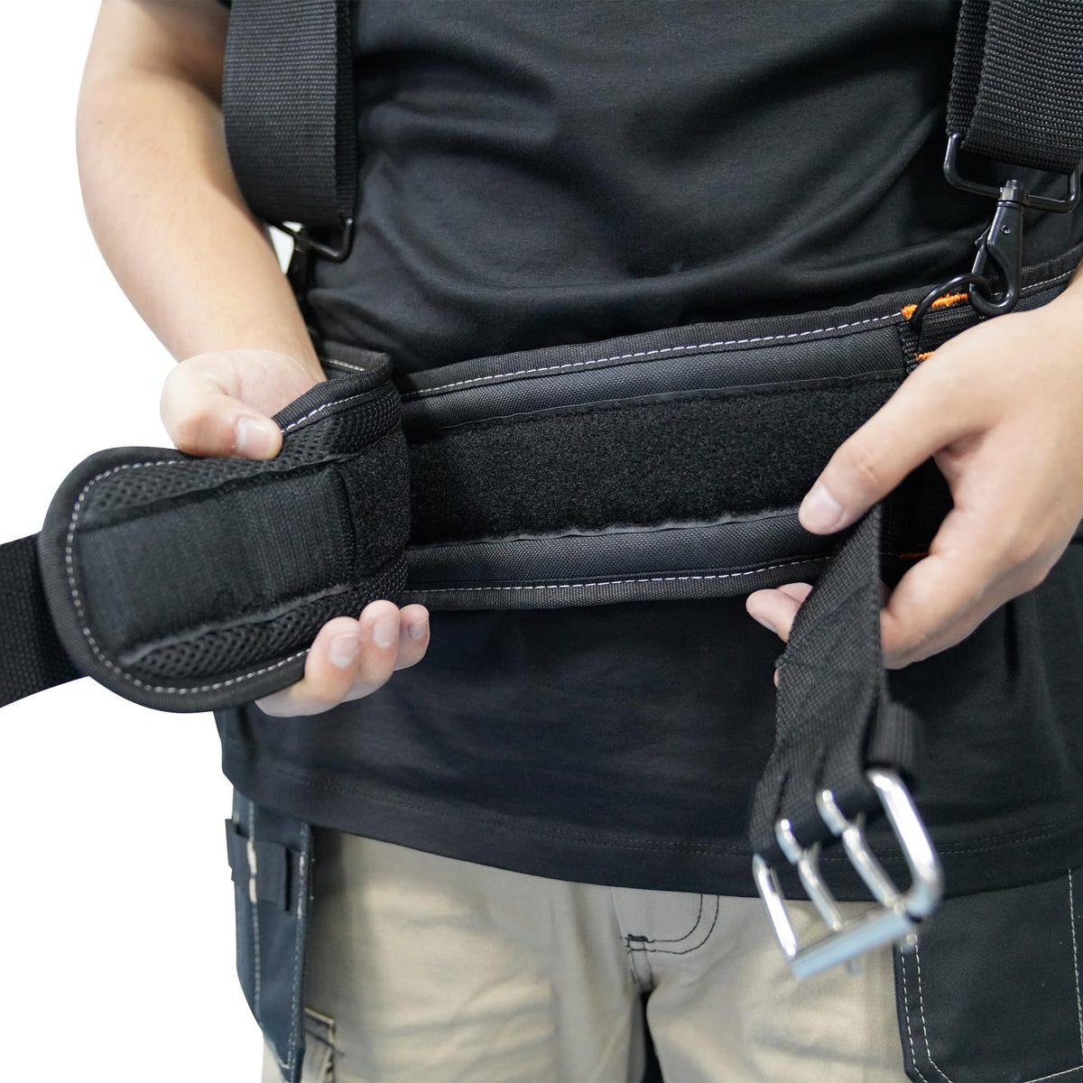 Heavy Duty Polyester Padded Tool Belt, Black P438
