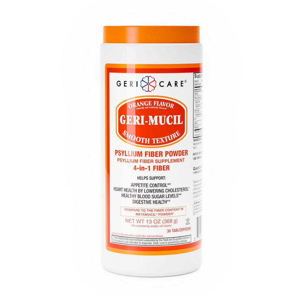Orange-Flavor Psyllium Husk Fiber Powder 13oz J4702
