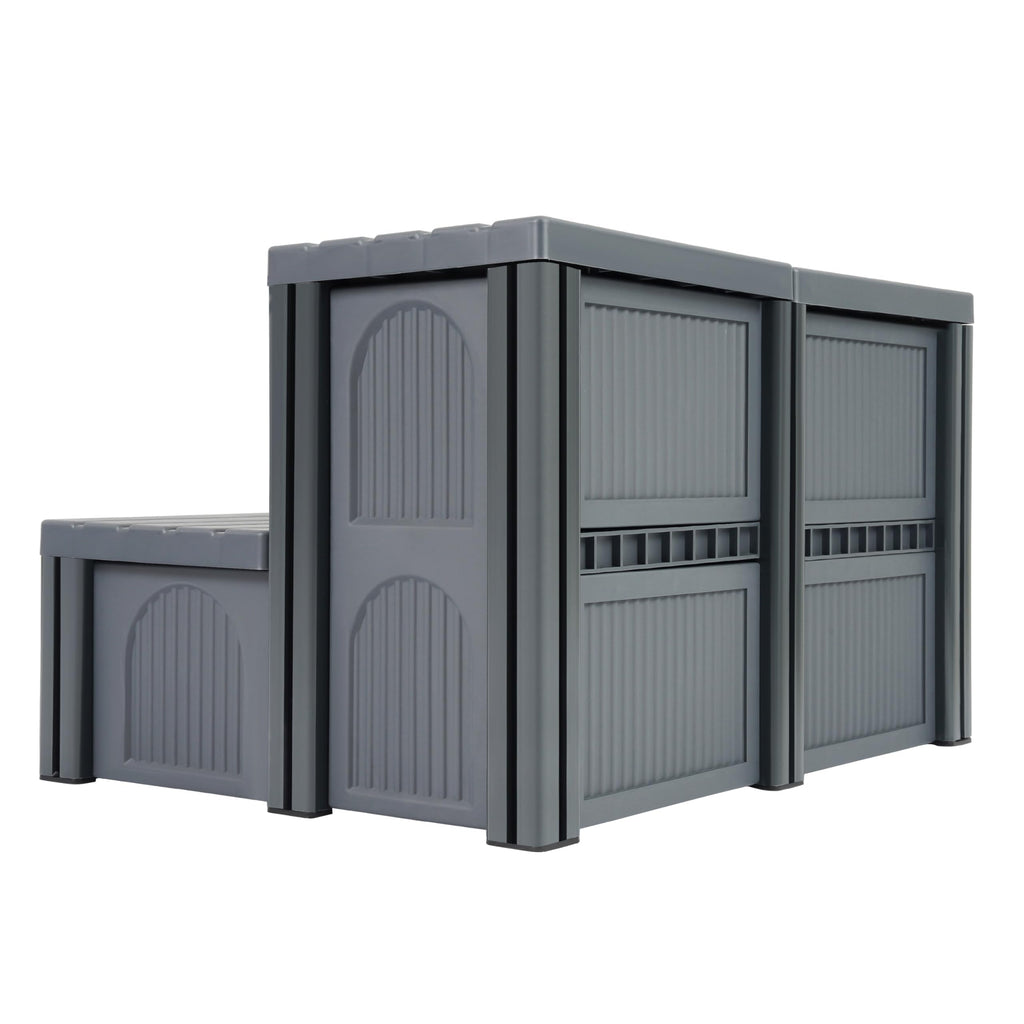 27" 2-Step Hot Tub Steps with Storage T770