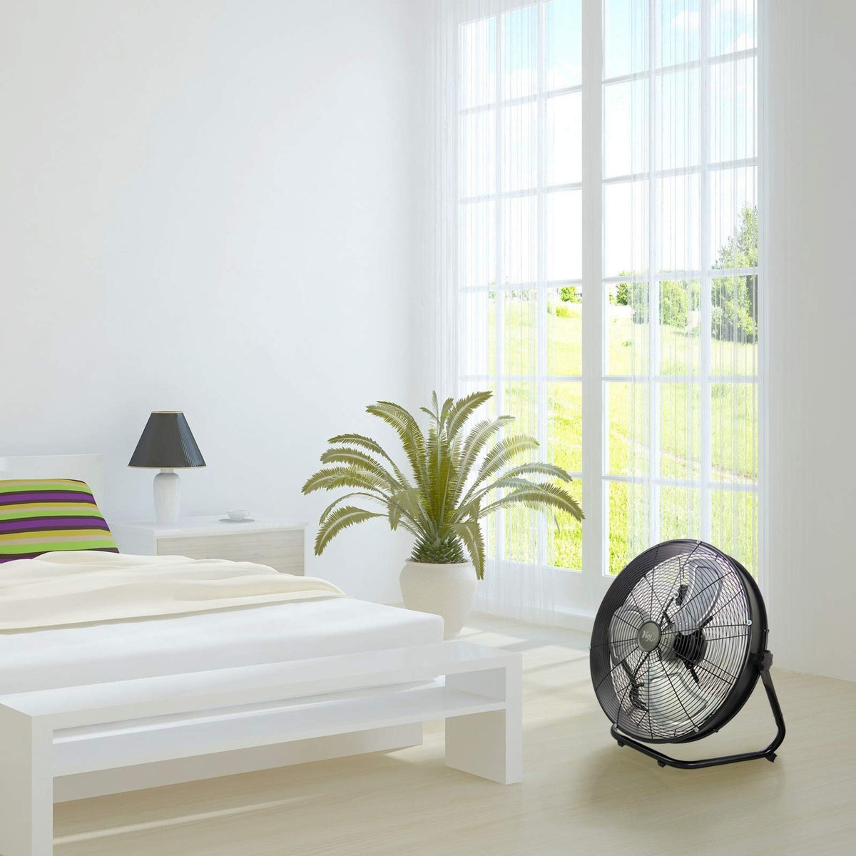 20" Industrial Floor Drum Fan with 3 Speed B4561