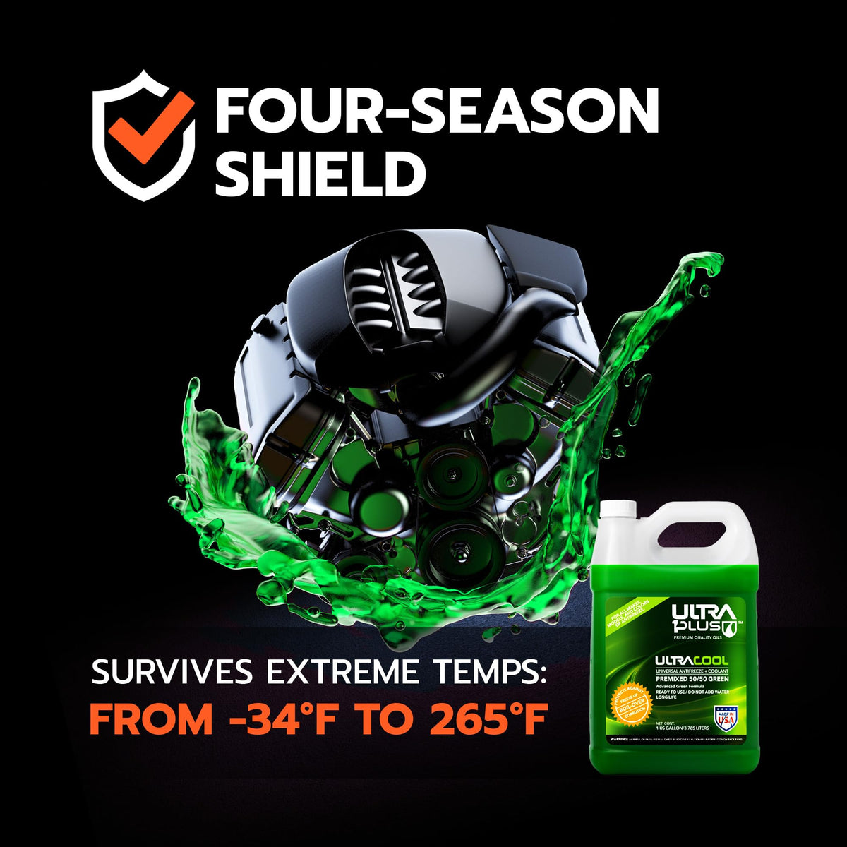 5W-30 Full Synthetic Motor Oil & Antifreeze Coolant T33480
