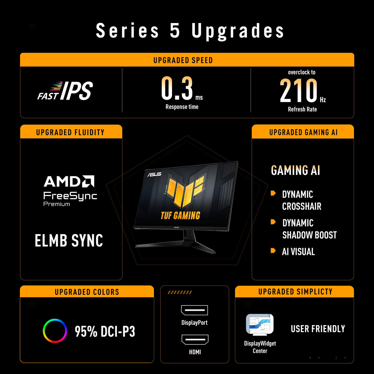 27 Inch 1440p 210Hz Gaming Monitor S407